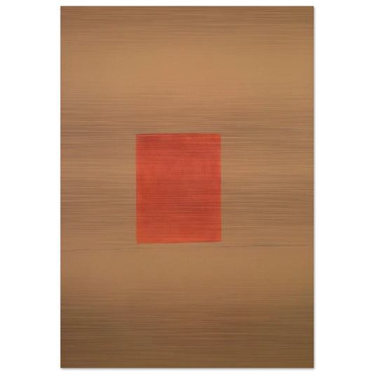 Delphic Sun-Box #2 - 1968 - Theodoros Stamos Brushed Aluminum Print - 70x100 cm / 28x40 inches | Theodoros Stamos Aluminum Print | Theodoros Stamos Prints