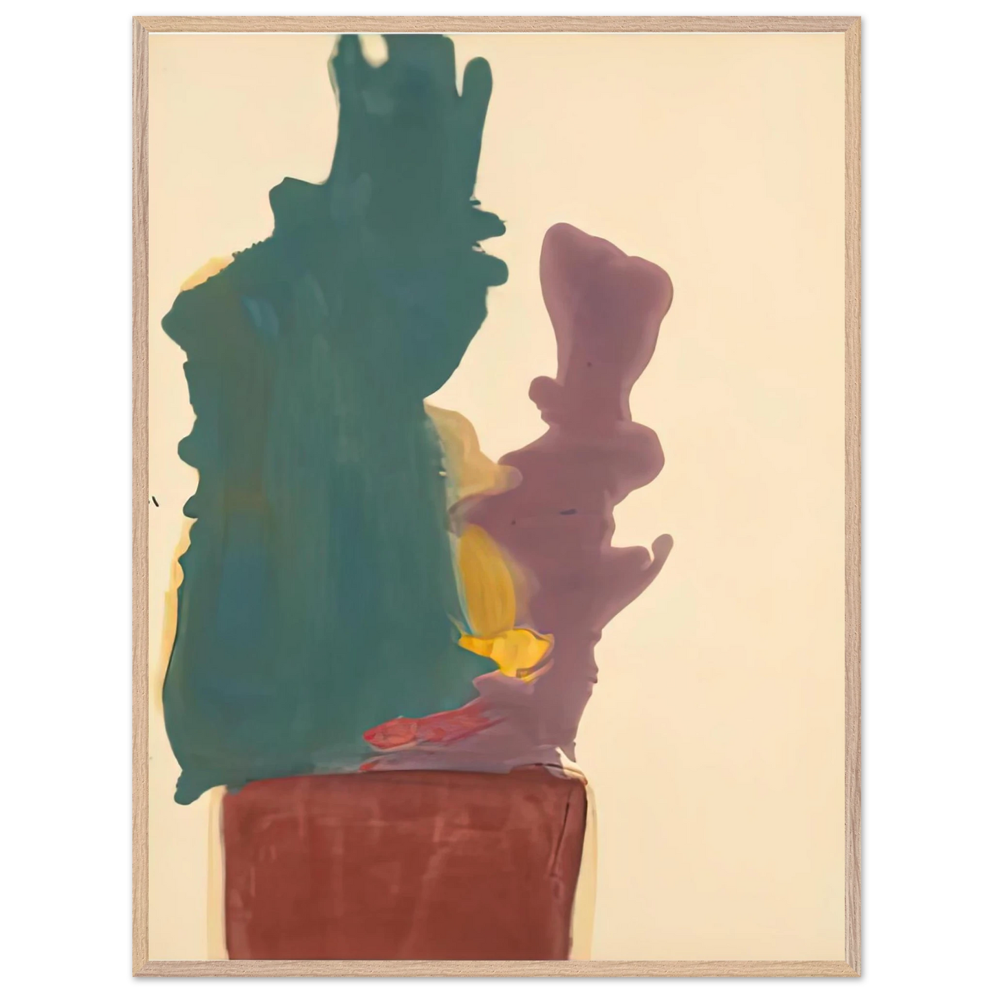 Helen Frankenthaler - Evil Spirit, 1963- Wall Art - 28x40 inches / 70x70 cm - Canvas (Imperial) - -
