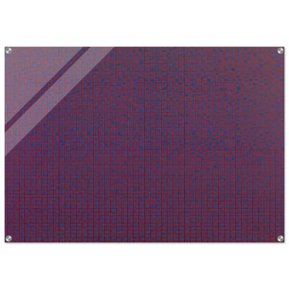 4 trames 22°5, 45°, 67°5, 90° - 1969 - Francois Morellet Acrylic Print - 70x100 cm / 28x40″ inches | Francois Morellet Wall Art | Francois Morellet Prints