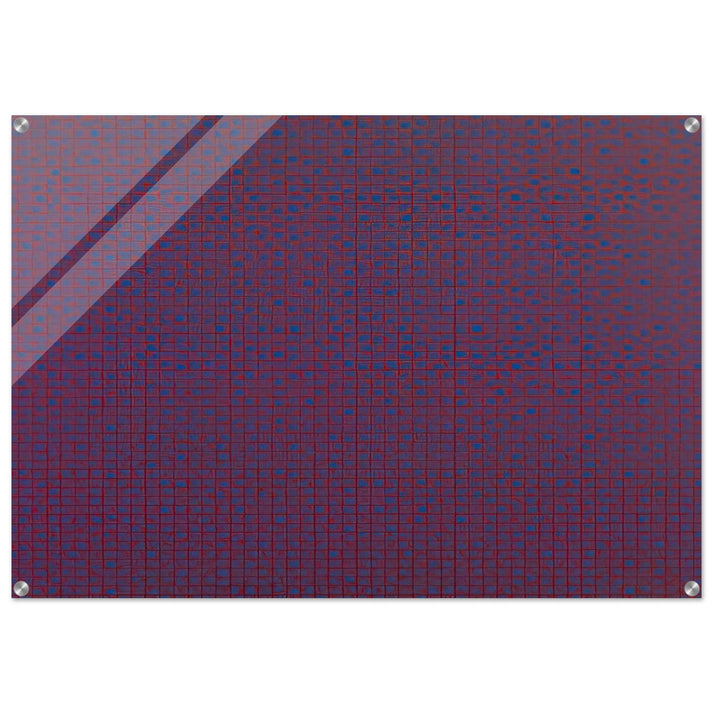 4 trames 22°5, 45°, 67°5, 90° - 1969 - Francois Morellet Acrylic Print - 70x100 cm / 28x40″ inches | Francois Morellet Wall Art | Francois Morellet Prints