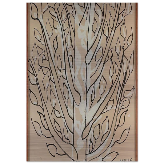 THE TREE 1951 - Henri Matisse Brushed Aluminum Print - 70x100 cm / 28x40 inches | Henri Matisse Aluminum Print | Henri Matisse Prints