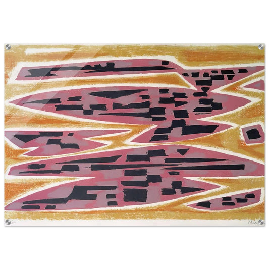 Abstract Composition - 1955 - Alfred Manessier Acrylic Print - 70x100 cm / 28x40″ inches