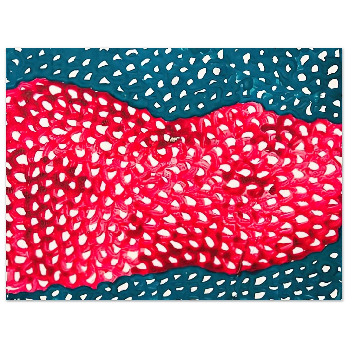 Yayoi Kusama - WAVES 1953 Fine Art Poster - 13x18 cm / 5x7 inches