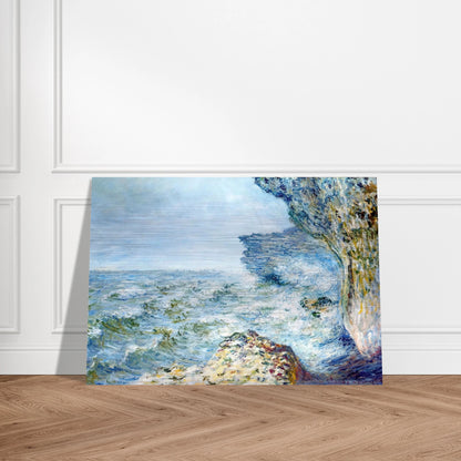 The Sea at Fecamp - claude monet Brushed Aluminum Print - 70x100 cm / 28x40 inches | claude monet Aluminum Print | claude monet Prints