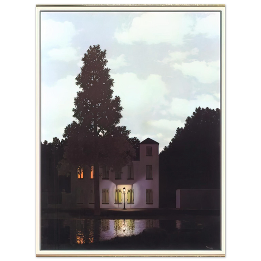 Rene Magritte - THE EMPIRE OF LIGHTS 1954 1 Fine Art Poster - Default Title
