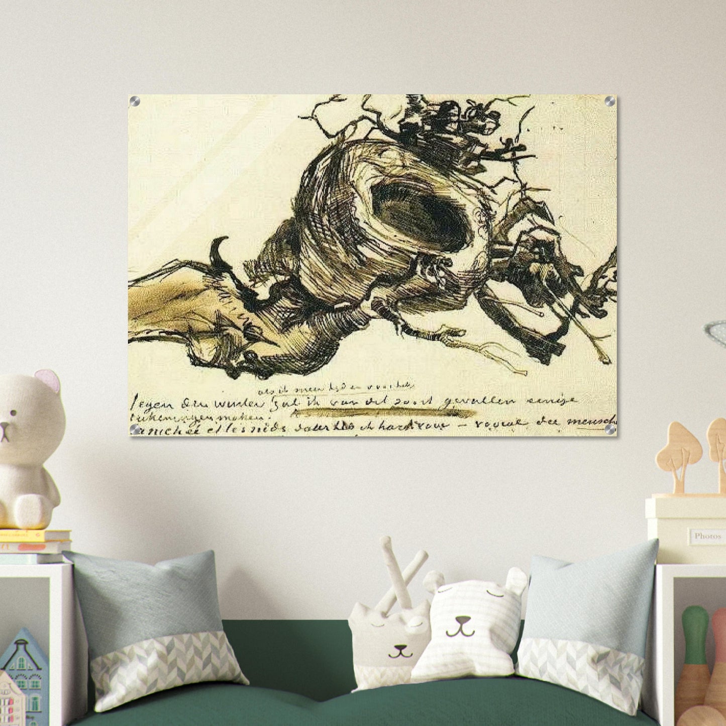 Bird's Nest - Vincent van Gogh Acrylic Print - 70x100 cm / 28x40″ inches