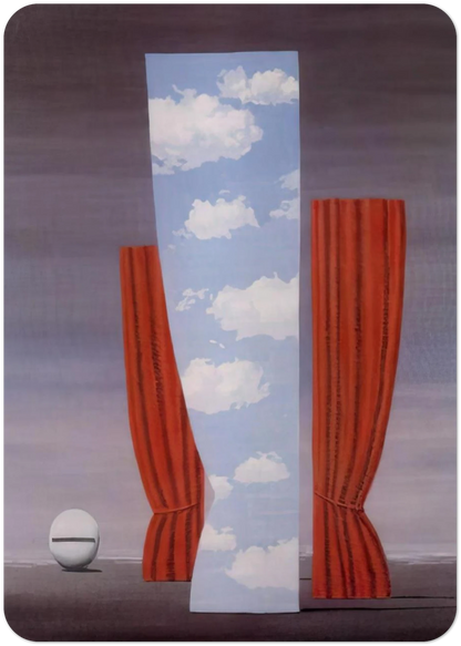 GIOCONDA 1964 By Rene Magritte Pack of 10 Post Cards | Rene Magritte Post Cards | A6 (10.5 x 14.8 cm) - 4.1 x 5.8 inches