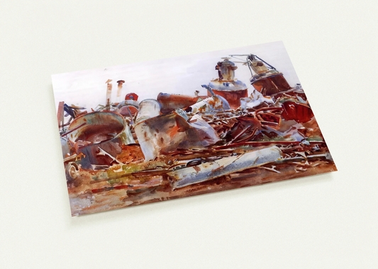 A Wrecked Sugar Refinery By John Singer Sargent Pack of 10 Post Cards | John Singer Sargent Post Cards | A6 (10.5 x 14.8 cm) - 4.1 x 5.8 inches