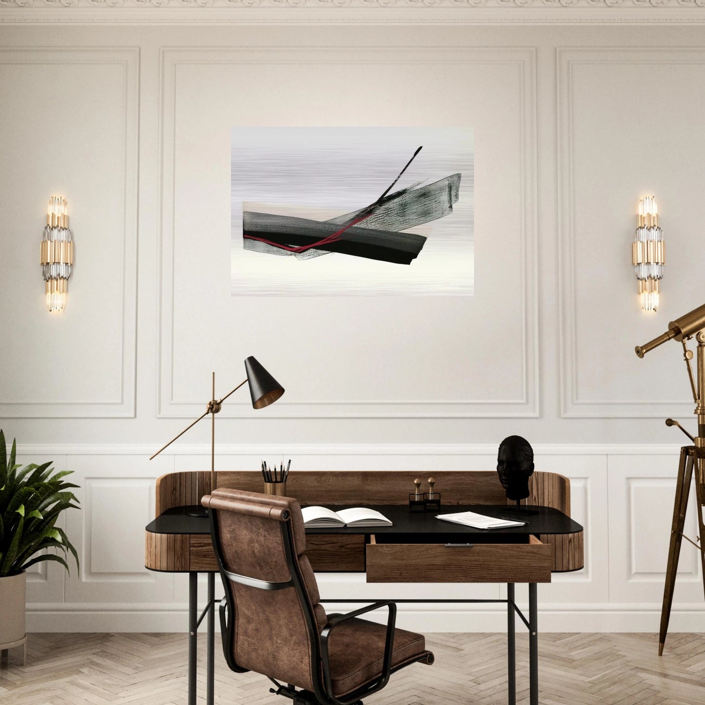 Gratitude - Abstract Expressionism - Toko Shinoda Brushed Aluminum Print - 70x100 cm / 28x40 inches | Toko Shinoda Aluminum Print | Toko Shinoda Prints