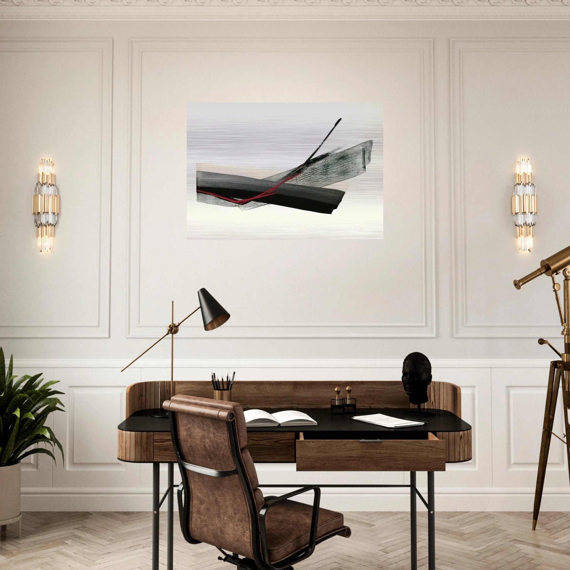 Gratitude - Abstract Expressionism - Toko Shinoda Brushed Aluminum Print - 70x100 cm / 28x40 inches | Toko Shinoda Aluminum Print | Toko Shinoda Prints