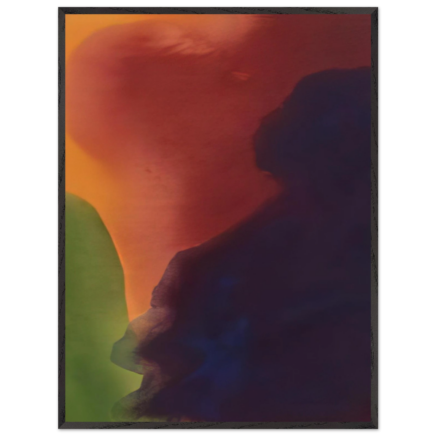 Helen Frankenthaler - Blue Atmosphere III - 1963 Wall art - 20x25 cm / 8x10 inches - Fine Art Poster - -