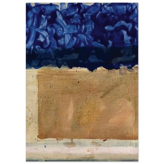 Helen Frankenthaler - Shoreline - 1952 Wall art - 13x18 cm / 5x7 inches - Fine Art Poster - -