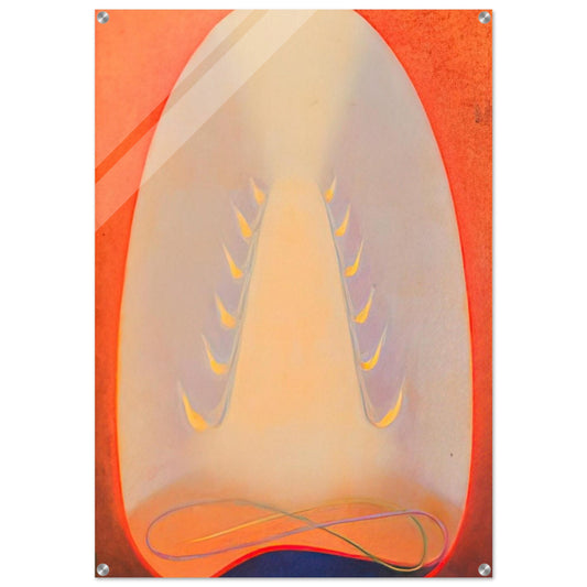 Mount of Flame - 1932 - Agnes Lawrence Pelton Acrylic Print - 70x100 cm / 28x40″ inches | Agnes Lawrence Pelton Wall Art | Agnes Lawrence Pelton Prints
