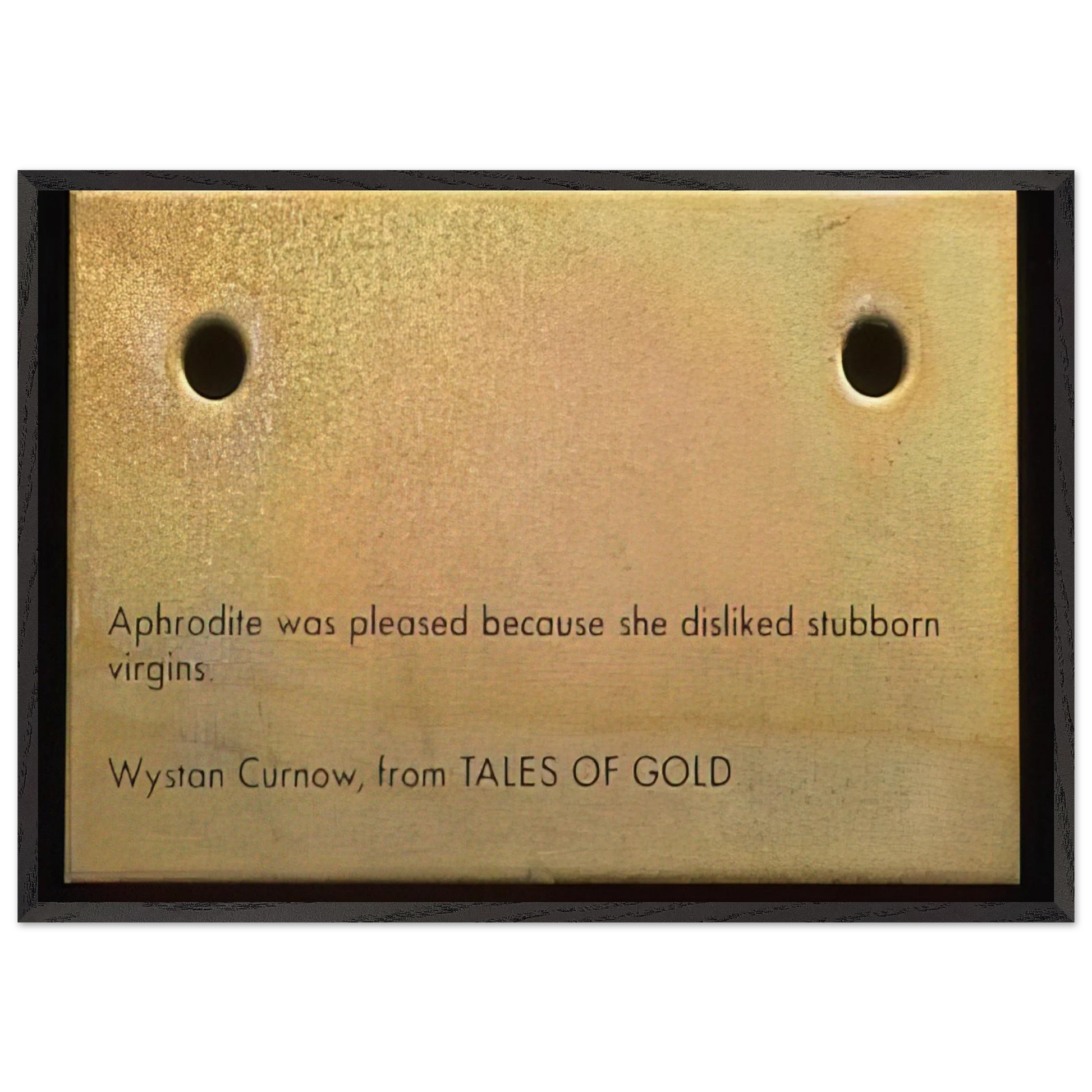 Atlanta - 1988 - Billy Apple Framed Art Print – Black Wooden Frame - Default Title - -Framed Art Print