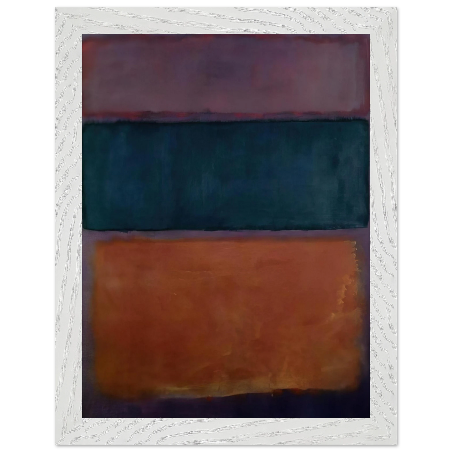 Helen Frankenthaler - Untitled - 1963 Wall art - 21x29.7 cm / 8x12" - Premium Wooden Framed Poster With Fine Art Paper - Black frame