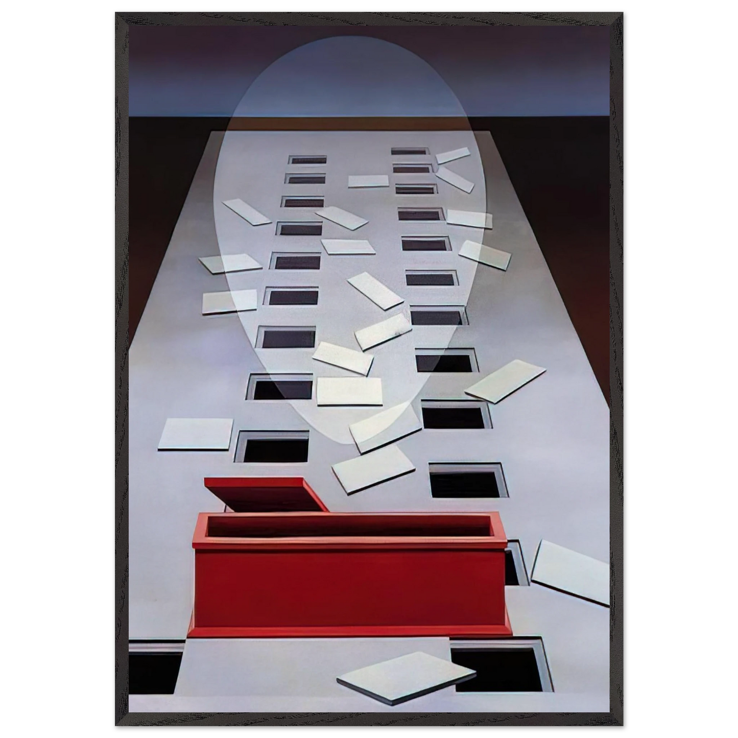 Wall artTransection 3 After Fra Angelico - 1967 - Clarence Holbrook Carter Framed Art Print – Black Wooden Frame - Default Title - -Framed Art Print