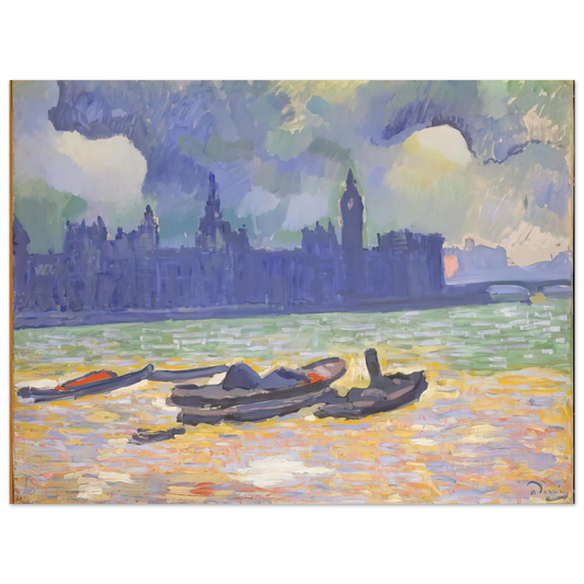Andre Derain - THE PALACE OF WESTMINSTER 1907 0 Fine Art Poster - Default Title