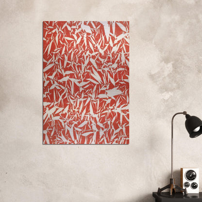 Study - 1969 - Simon Hantai Brushed Aluminum Print - 70x100 cm / 28x40 inches | Simon Hantai Aluminum Print | Simon Hantai Prints