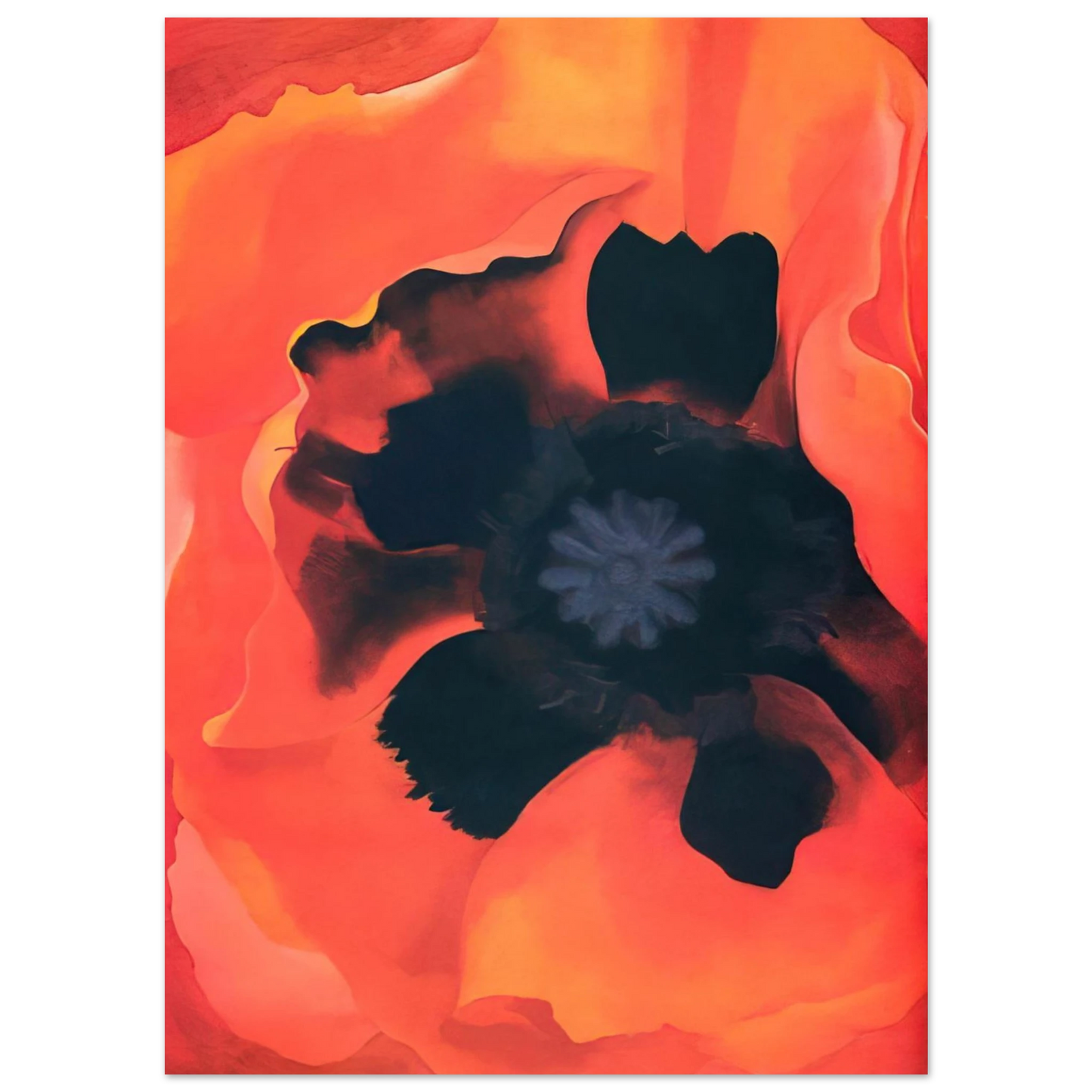 Georgia O'Keeffe - Poppy 2 Fine Art Poster - 75x100 cm / 30x40 inches
