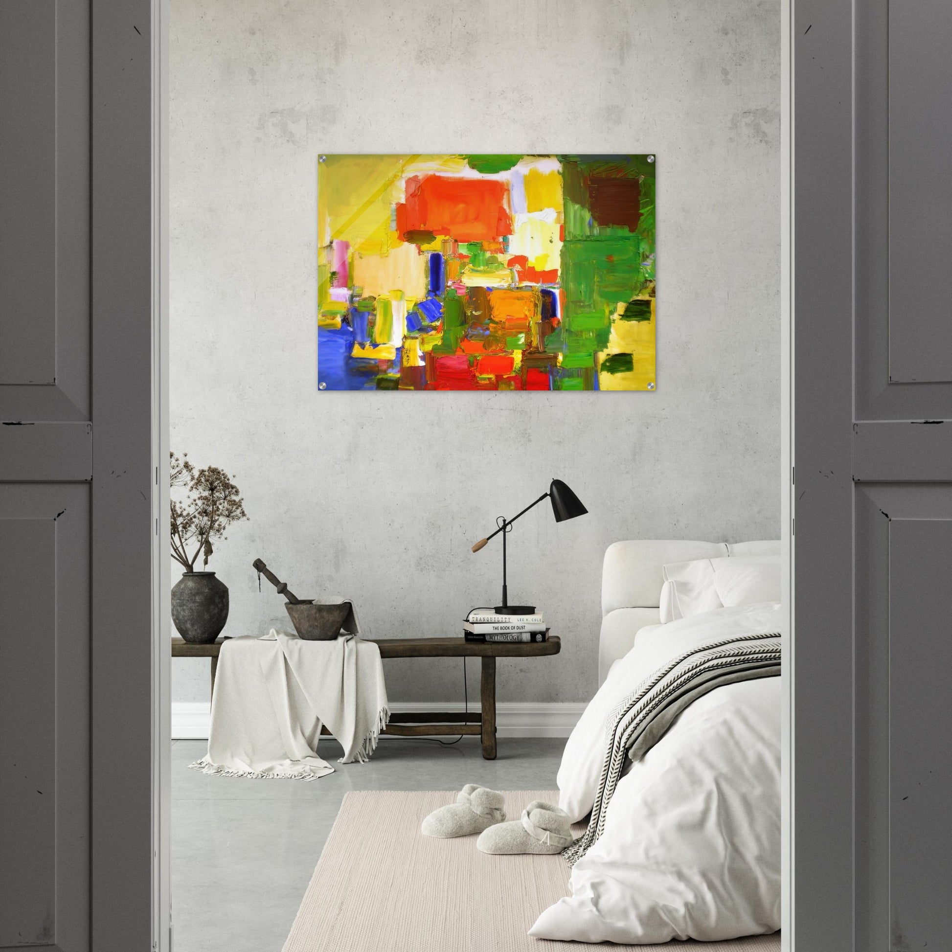 August Light - Hans Hofmann Acrylic Print - 70x100 cm / 28x40″ inches | Hans Hofmann Wall Art | Hans Hofmann Prints