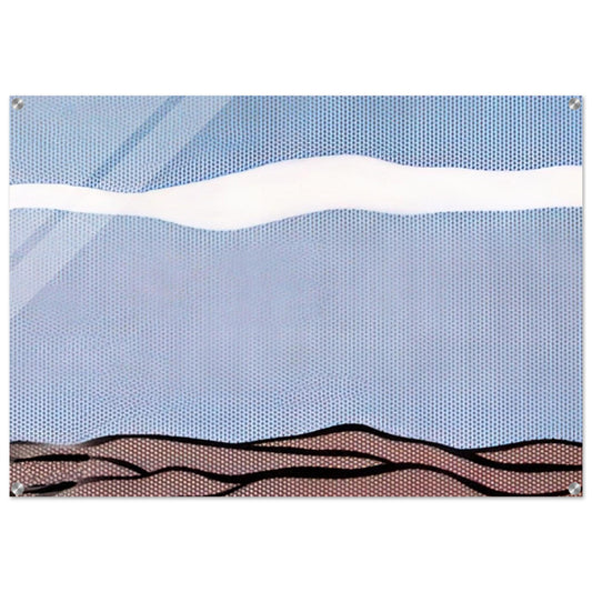 LANDSCAPE 1964 - Roy Lichtenstein Acrylic Print - 70x100 cm / 28x40″ inches | Roy Lichtenstein Wall Art | Roy Lichtenstein Prints
