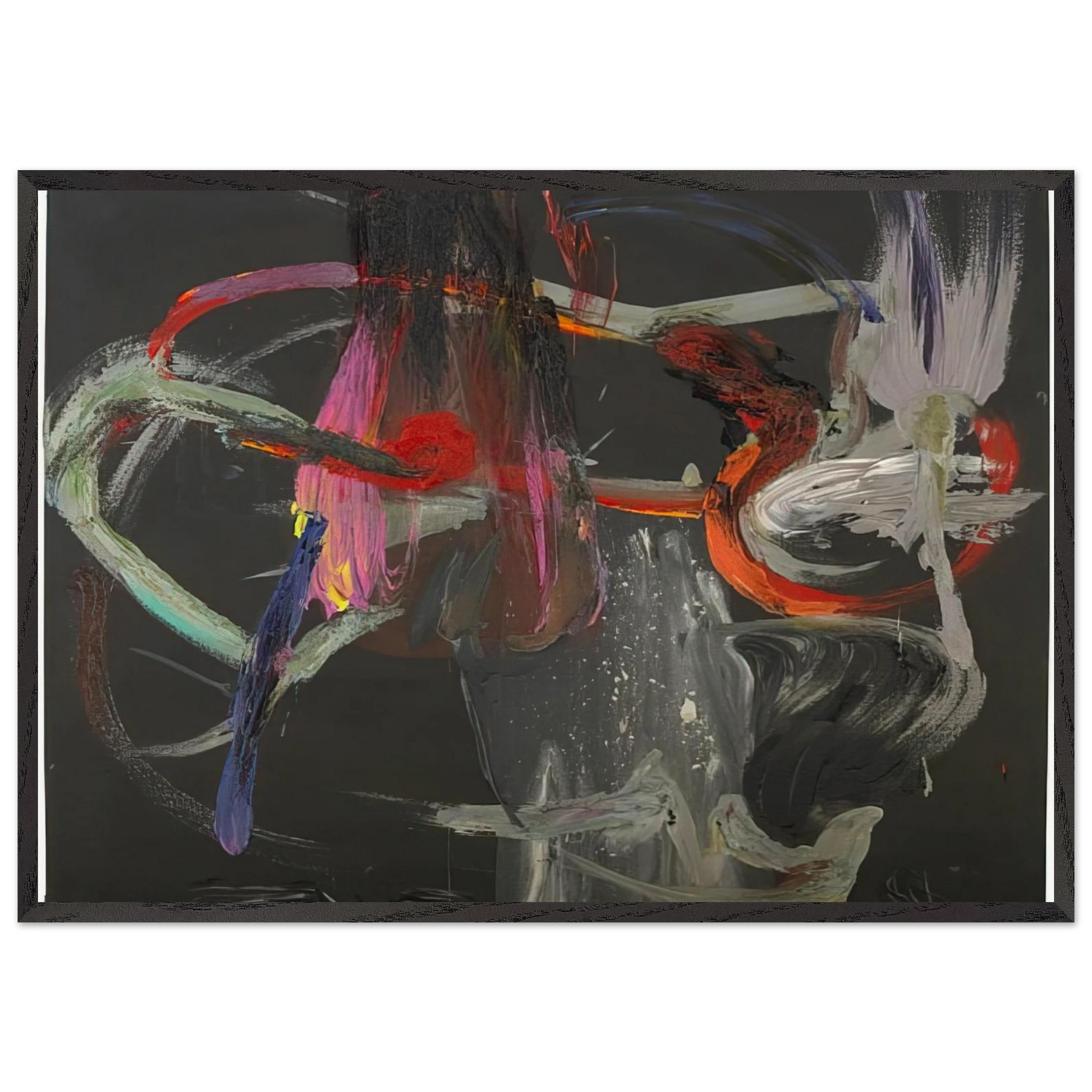 I Saw That 281 - 1984 - Stephen Mueller Framed Art Print – Black Wooden Frame - Default Title - -Framed Art Print