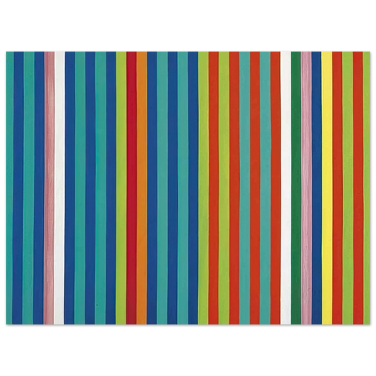 Gene Davis - Orange Twitter - 1966 Fine Art Poster - Default Title