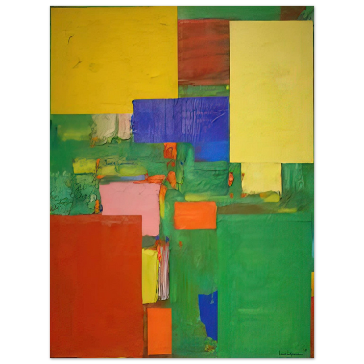 Hans Hofmann - Equipoise  75x100 cm / 30x40inches Fine Art Poster
