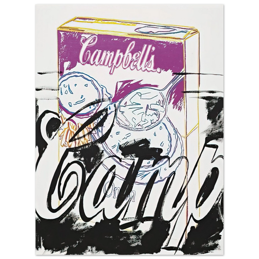 Andy Warhol - Campell's Onion Soup Box Fine Art Poster - 13x18 cm / 5x7 inches