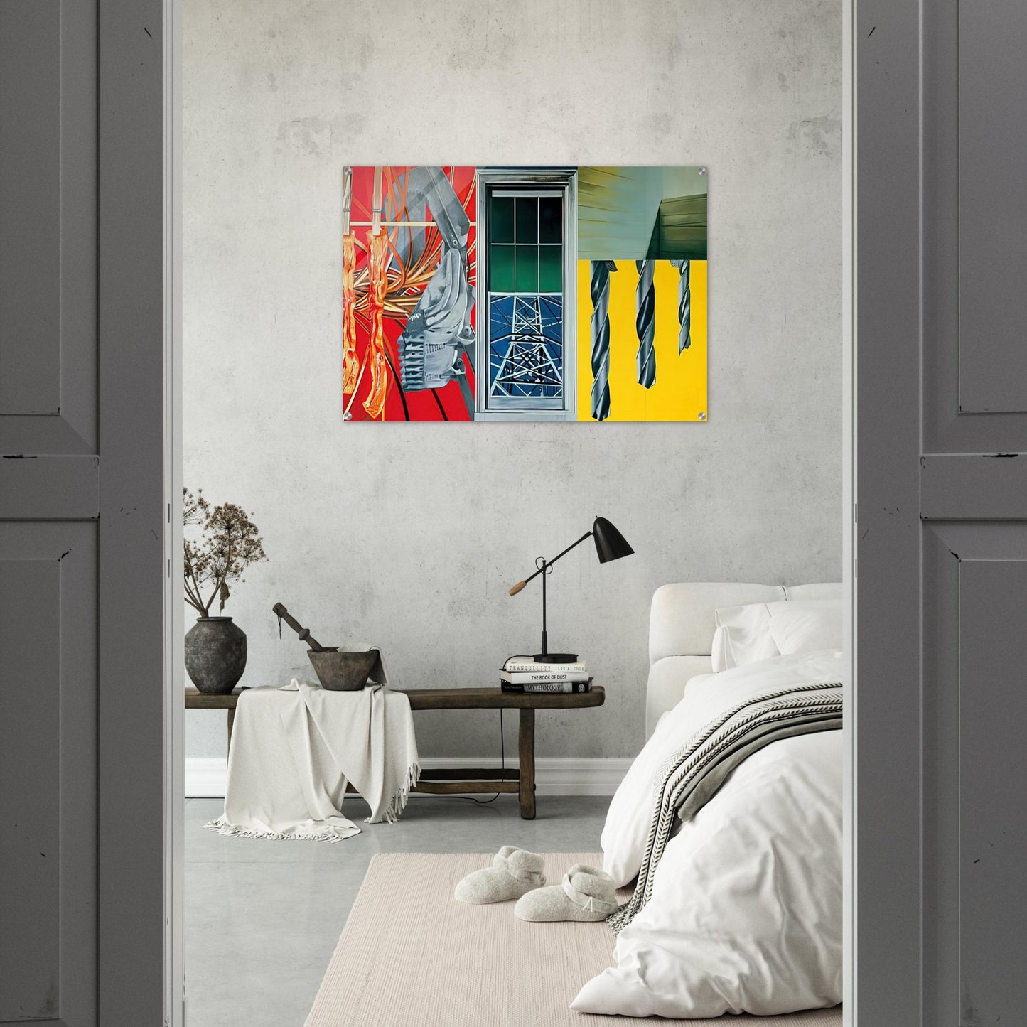 Industrial Cottage - James Rosenquist Acrylic Print - 70x100 cm / 28x40″ inches | James Rosenquist Wall Art | James Rosenquist Prints