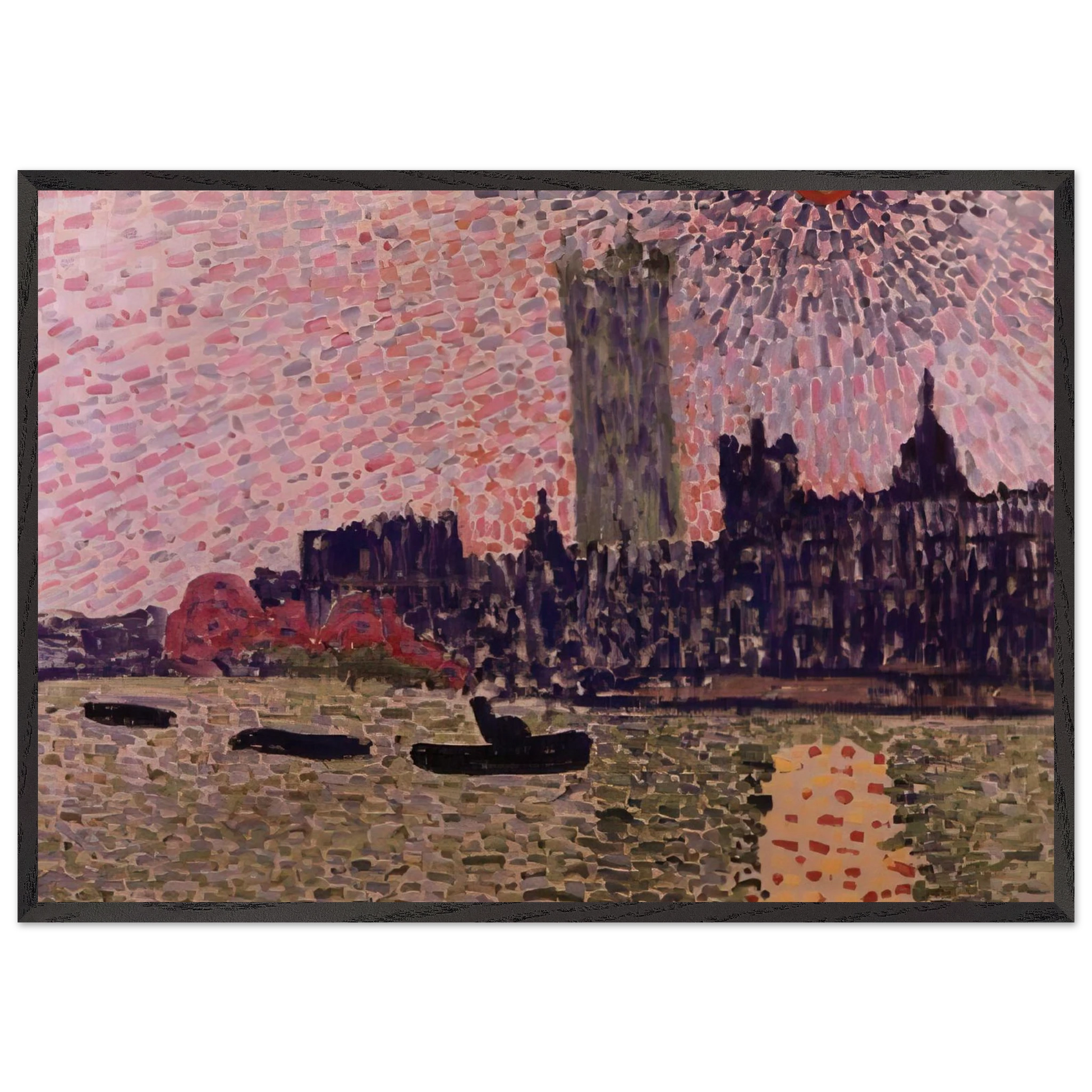 WESTMINSTER 1905 - Andre Derain Framed Art Print – Black Wooden Frame - Default Title - -Framed Art Print