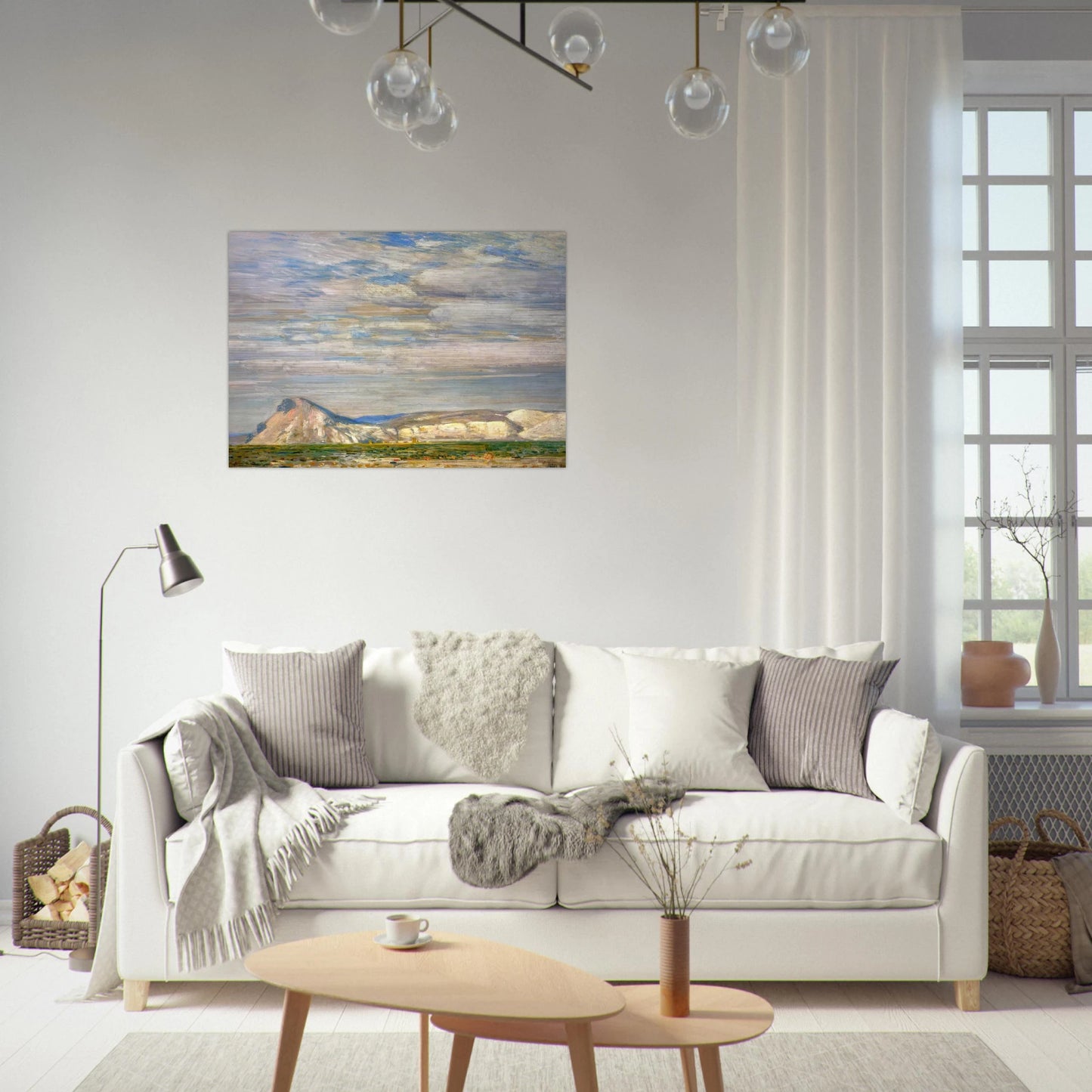 Harney Desert No. 20 - Childe Hassam Brushed Aluminum Print - 70x100 cm / 28x40 inches | Childe Hassam Aluminum Print | Childe Hassam Prints