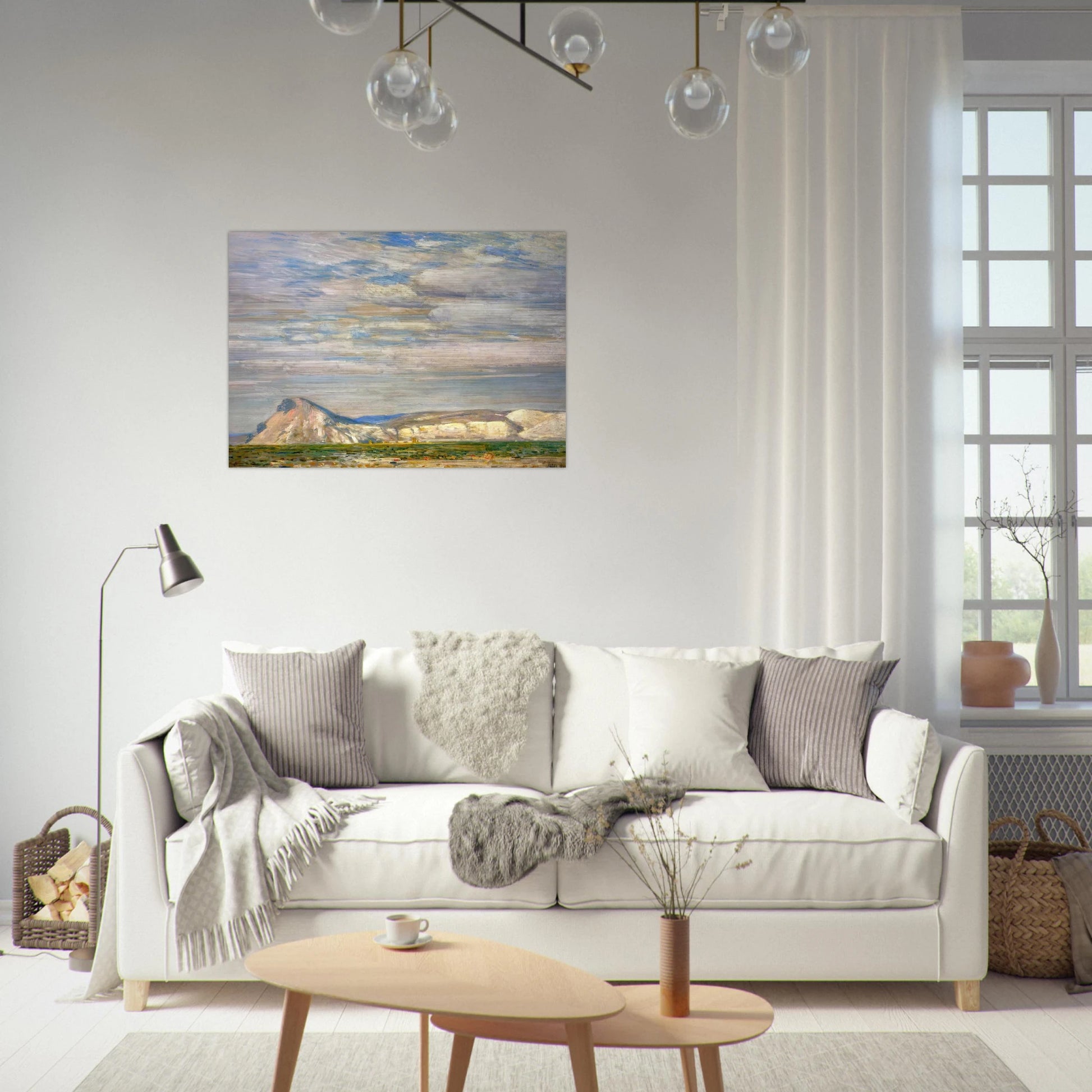 Harney Desert No. 20 - Childe Hassam Brushed Aluminum Print - 70x100 cm / 28x40 inches | Childe Hassam Aluminum Print | Childe Hassam Prints