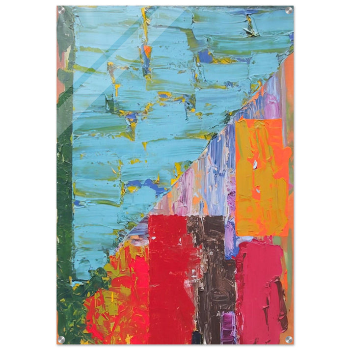 25.4.78 - 1978 - John Hoyland Acrylic Print - 70x100 cm / 28x40″ inches | John Hoyland Wall Art | John Hoyland Prints