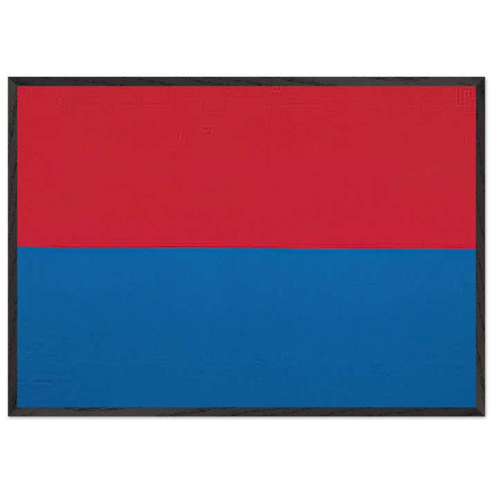 UNKNOWN TITLE - Blinky Palermo 70x100 cm / 28x40 inches Framed Art Print – Black Wooden Frame