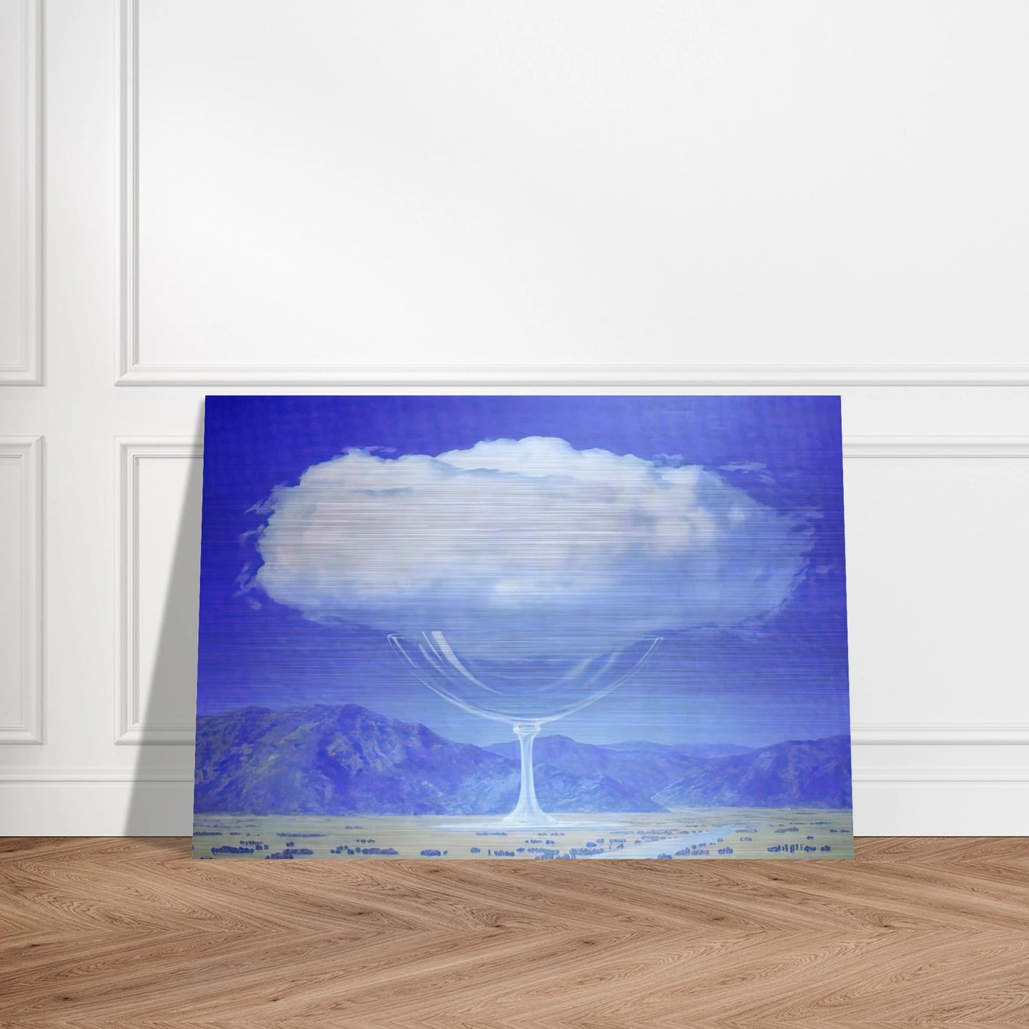 THE HEARTSTRINGS 1960 - Rene Magritte Brushed Aluminum Print - 70x100 cm / 28x40 inches | Rene Magritte Aluminum Print | Rene Magritte Prints