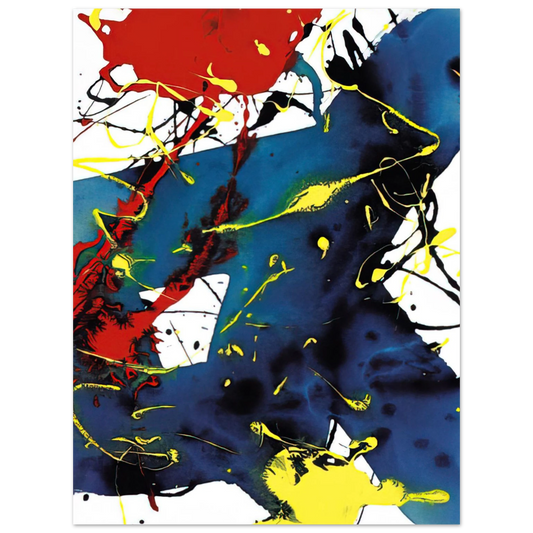 Sam Francis - Untitled  SFP94-143  SFF 1813  Fine Art Poster - Default Title