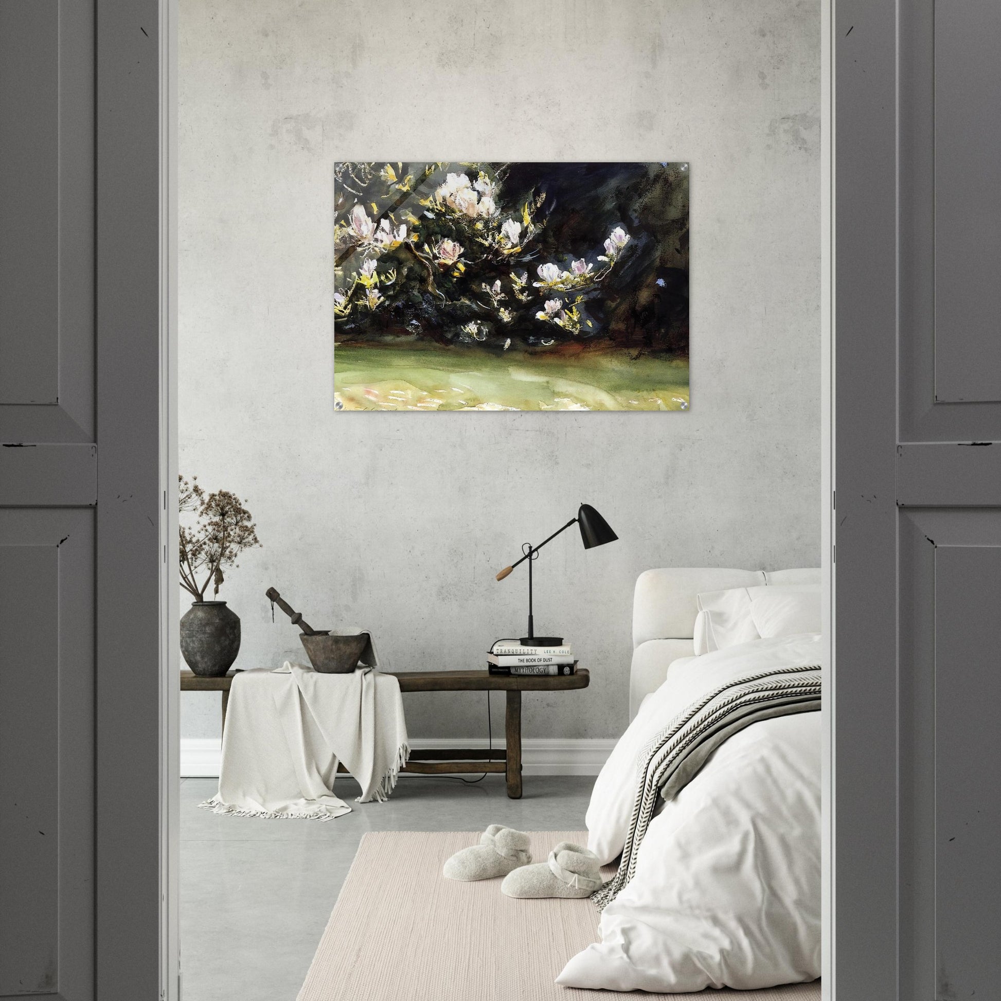 Magnolias - John Singer Sargent Acrylic Print - 70x100 cm / 28x40″ inches