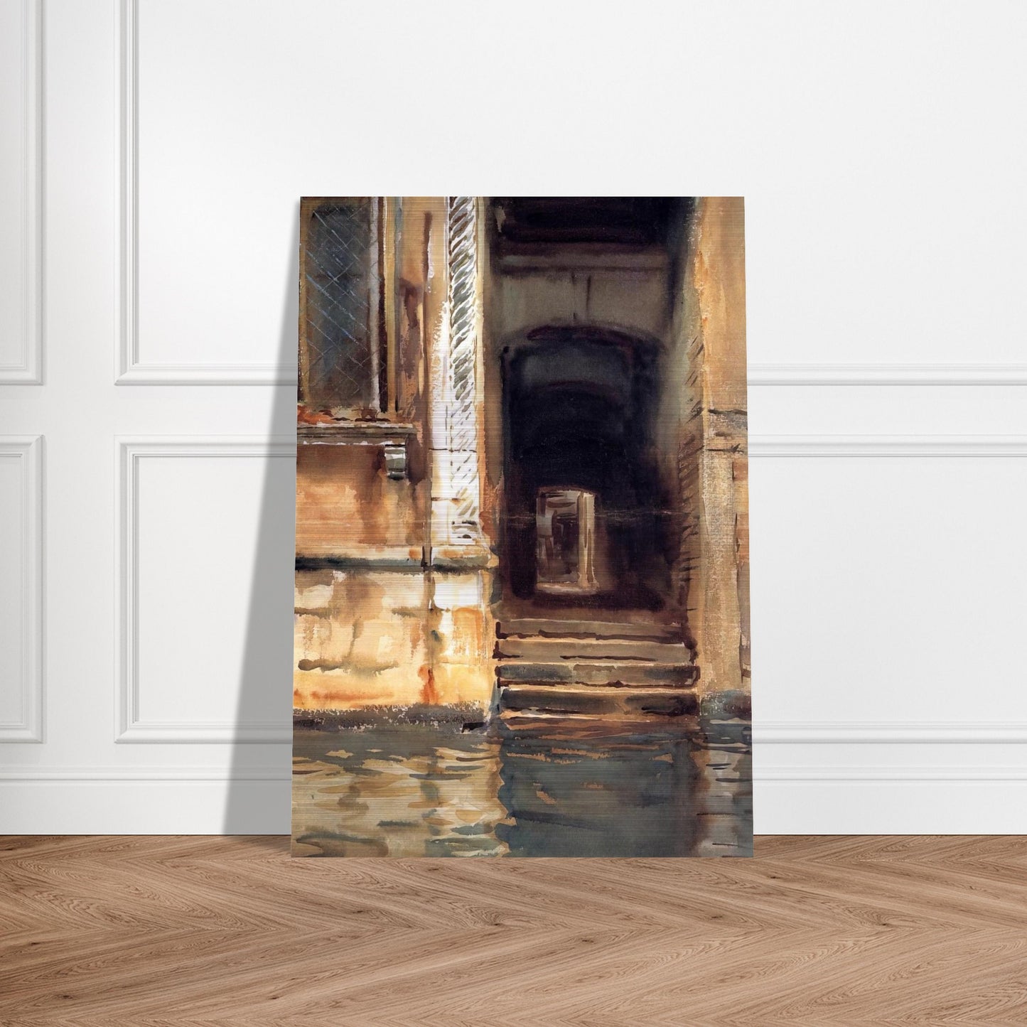 Venetian Doorway - John Singer Sargent Brushed Aluminum Print - 70x100 cm / 28x40 inches | John Singer Sargent Aluminum Print | John Singer Sargent Prints