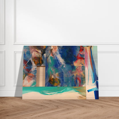 Icon - Sam Gilliam Brushed Aluminum Print - 70x100 cm / 28x40 inches | Sam Gilliam Aluminum Print | Sam Gilliam Prints