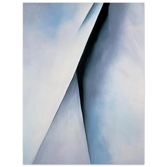 Georgia O'Keeffe - Abstraction White Fine Art Poster - 13x18 cm / 5x7 inches