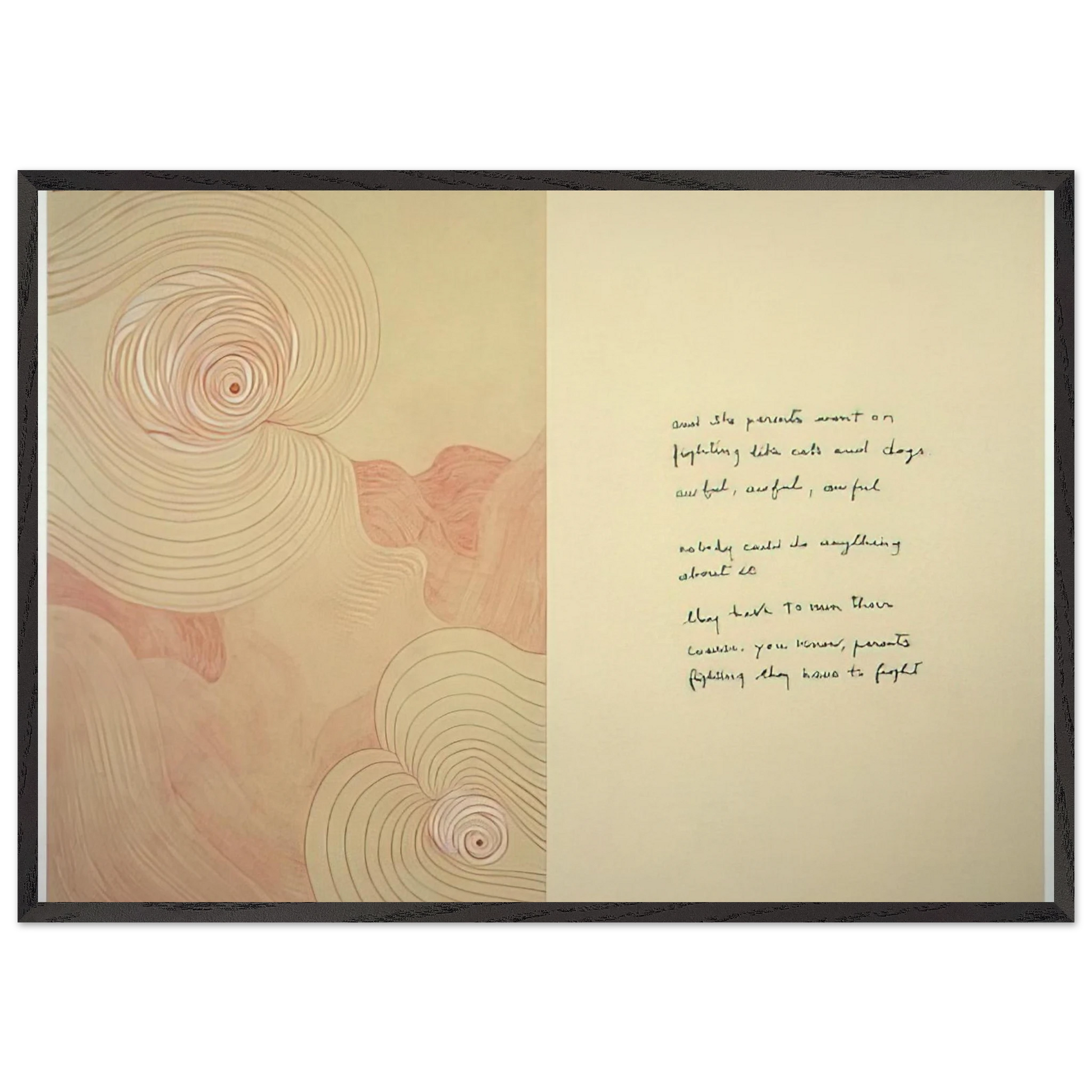 SUBLIMATION 2002 3 - Louise Bourgeois Framed Art Print – Black Wooden Frame - Default Title - -Framed Art Print