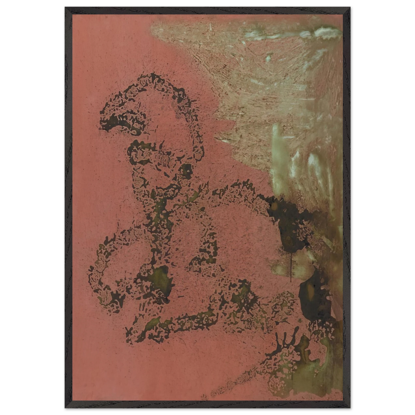 Oxidation Painting - Andy Warhol Framed Art Print – Black Wooden Frame - Default Title - -Framed Art Print