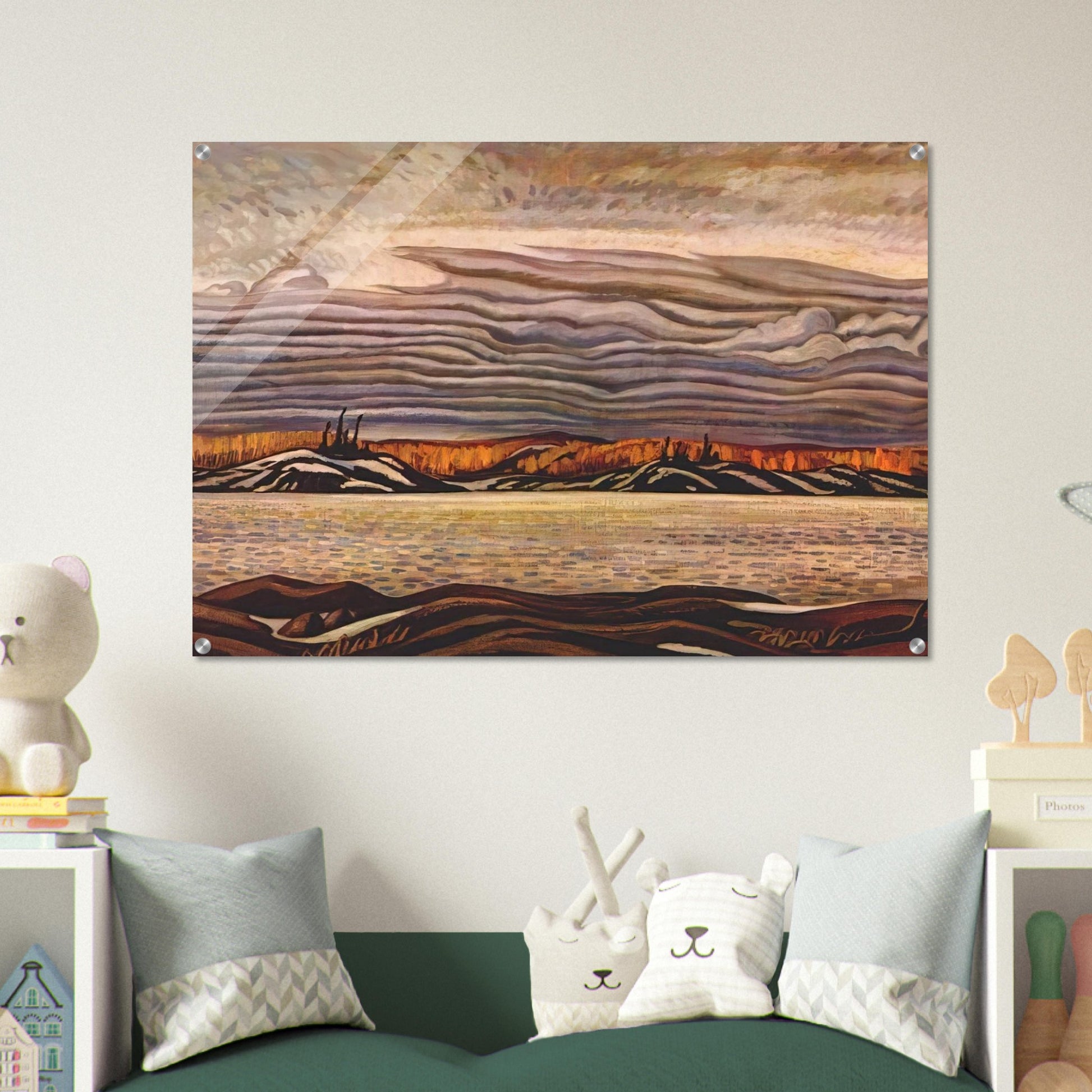 Algoma in November - 1935 - A.Y. Jackson Acrylic Print - 70x100 cm / 28x40″ inches | A.Y. Jackson Wall Art | A.Y. Jackson Prints