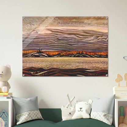 Algoma in November - 1935 - A.Y. Jackson Acrylic Print - 70x100 cm / 28x40″ inches | A.Y. Jackson Wall Art | A.Y. Jackson Prints