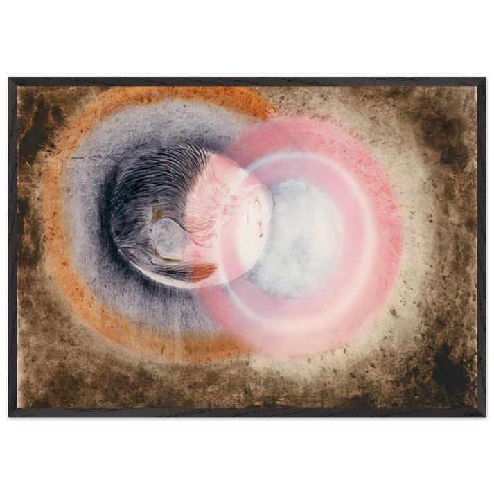 Hibernation - 1954 - Morris Graves 70x100 cm / 28x40 inches Framed Art Print – Black Wooden Frame