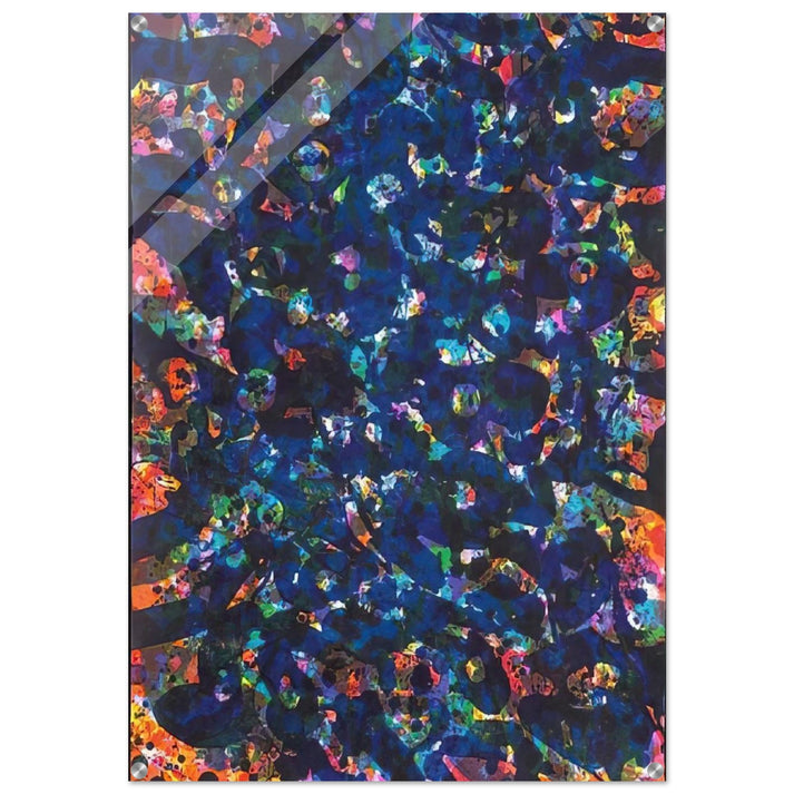 Her Blue Deeps - Sam Francis Acrylic Print - 70x100 cm / 28x40″ inches | Sam Francis Wall Art | Sam Francis Prints