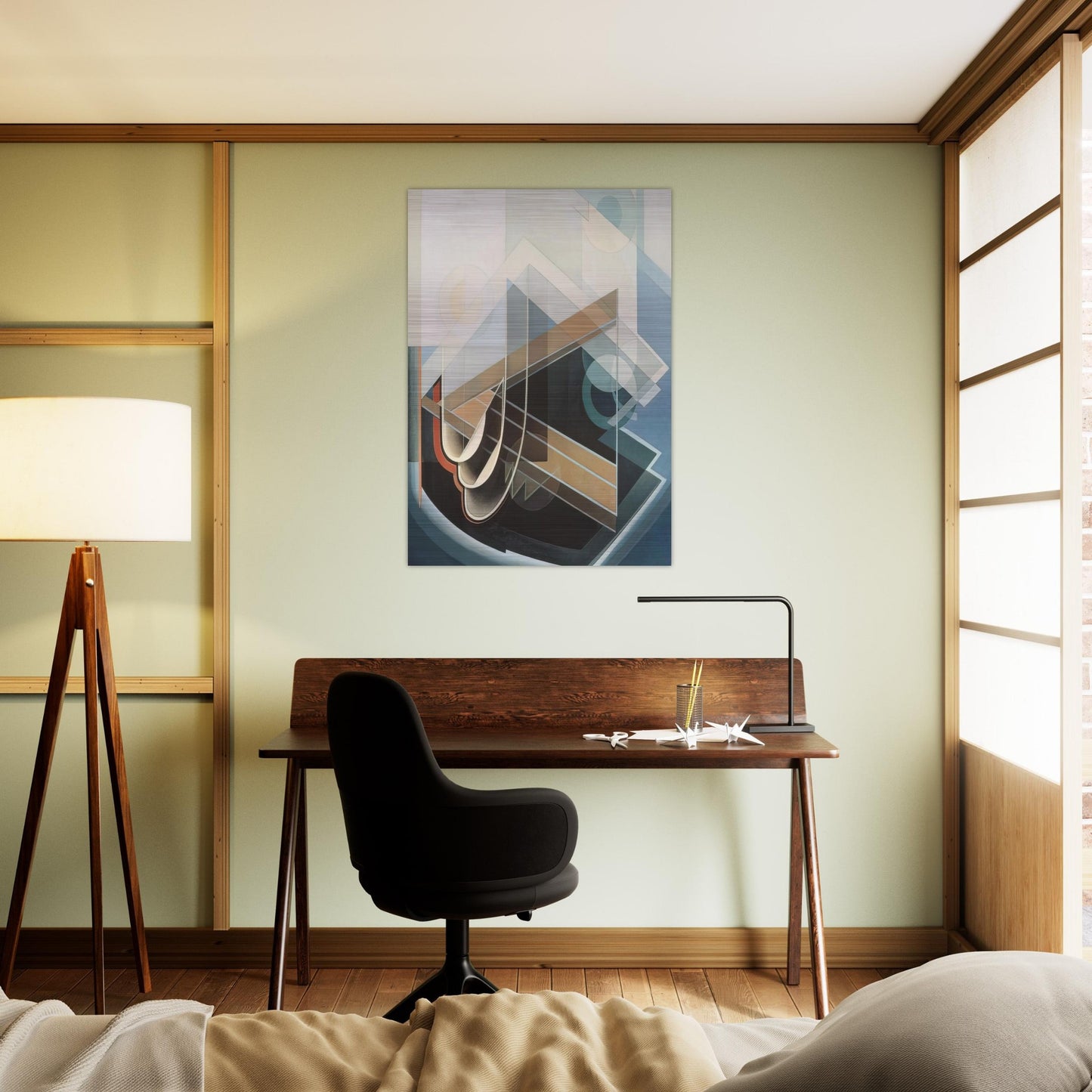 Abstract No. 7 - 1939 - Lawren Harris Brushed Aluminum Print - 70x100 cm / 28x40 inches | Lawren Harris Aluminum Print | Lawren Harris Prints