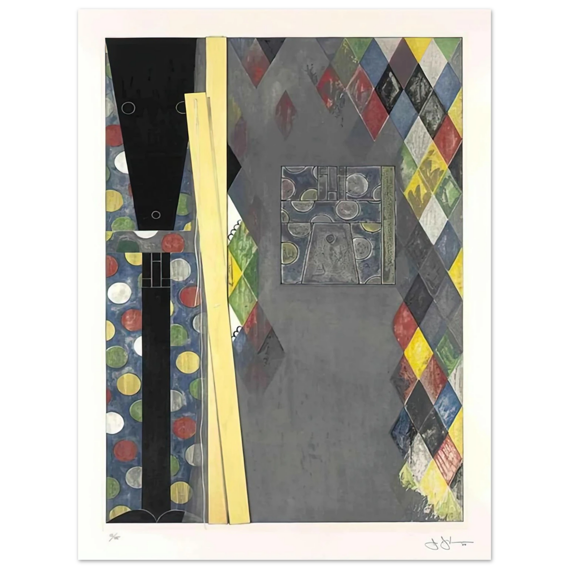 Jasper Johns - BUSHBABY 2004 Fine Art Poster - Default Title