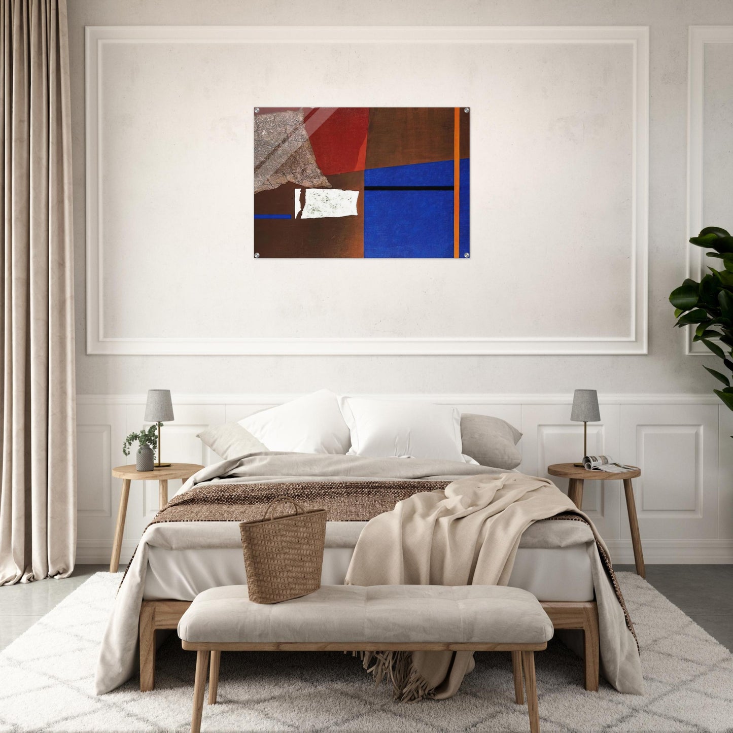 ASTRAZIONE PLASTICA 1954 - Enrico Prampolini Acrylic Print - 70x100 cm / 28x40″ inches | Enrico Prampolini Wall Art | Enrico Prampolini Prints